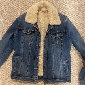 Nordstrom BP fleece lined jean jacket